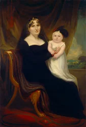 Matka s dítětem, asi 1810 (olej na plátně)