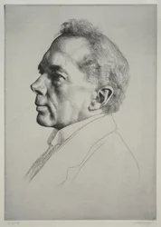 Campbell Dodgson, Profil vlevo