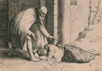 Mercy Swoons Before the Gate, c1916