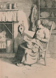 Mercy at Her Work, c1916