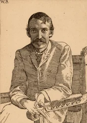 "Robert Louis Balfour Stevenson (1850-1894) skotlantilainen kirjailija
