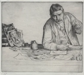 Autoportrét - The Etcher, 1897.