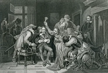 Král Karel I. ve strážnici