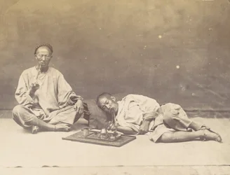 Kuřák opia, 1867.
