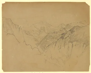Studium krajiny, Lauterbrunnen, Švýcarsko