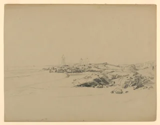 Studium mořského pobřeží, Point Judith, RI