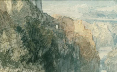 Hrad Katz s výhledem na zámek Rheinfels