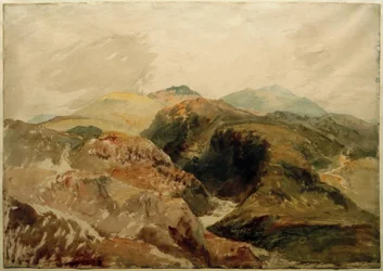 Aran a Snowdon ze svahů Moel Hebog