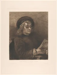 Rembrandtův syn Titus. O Rembrandtovi. Verlag der Gesellschaft f. Umění ve Vídni