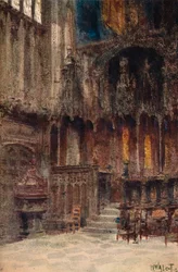 Kaple Jindřicha VII., Westminsterské opatství, c1907.