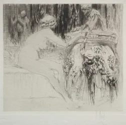 Bacchante a mladý faun