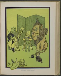 "Přesně tak! Ilustrace z knihy Lymana Franka Bauma "Podivuhodný čaroděj ze země Oz".