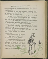 Ilustrace z knihy "The wonderful Wizard of Oz" od Lymana Franka Bauma
