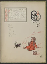 Ilustrace z knihy "The wonderful Wizard of Oz" od Lymana Franka Bauma