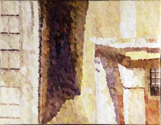 Calle Widmann, Benátky, 2013 (olej na plátně)