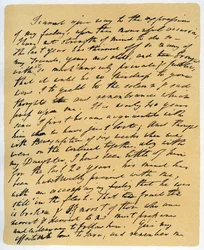 Dopis od Williama Wordswortha o smrti Samuela Taylora Coleridge, 29. července 1834.