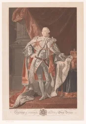 Portrét George III Spojeného království George Třetí, král Velké Británie (titul na předmětu)
