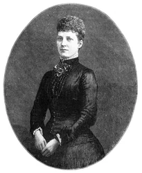 Alexandra, princezna z Walesu, 1900.
