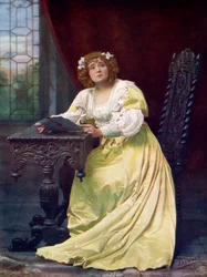Eva Moore 1870-1955, anglická herečka, 1899-1900
