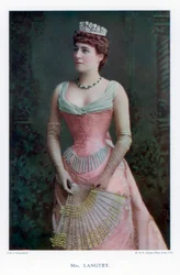 Lillie Langtry , britská herečka, 1901.