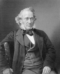 Richard Cobden, vyrytý Williamem Hollem z fotografie, kolem roku 1860