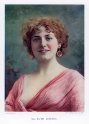 Ruth Vincent , herečka a zpěvačka, 1901.