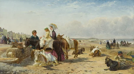 Weston Sands v roce 1864 (olej na plátně)