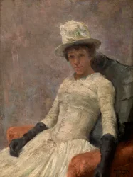 Stephanie v bílém