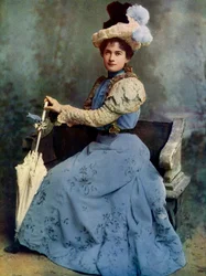 Grace Palotta , herečka, 1899-1900.