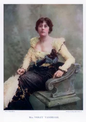 Violet Vanbrugh , anglická herečka, 1901.