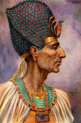 Rameses II., starověký egyptský faraon 19. dynastie, 13. století př. n. l. 1926.