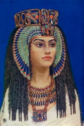 Tiy, staroegyptská královna 18. dynastie, 14. století před naším letopočtem 1926.