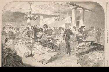 Cadet Hop ve West Point, 1859.