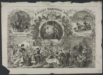 Veselé Vánoce a šťastný nový rok, 1859.