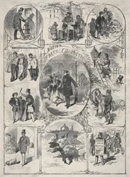 Postavy Boston Street, 1859.