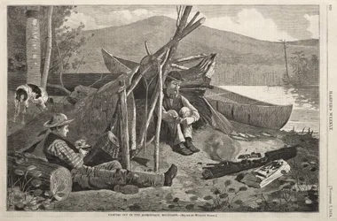 Táboření v pohoří Adirondack