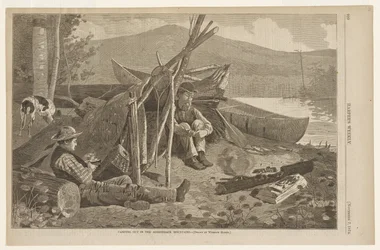 Táboření v pohoří Adirondack