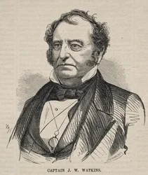 Kapitán J. W. Watkins, 1857.