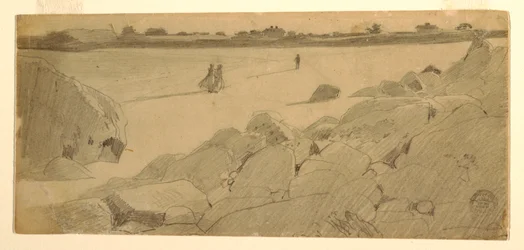 Kresba, Pláž v Marshfieldu, 1869-74