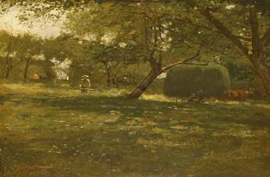 Scéna sklizně, ca. 1873.