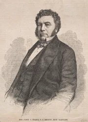 Honzo James A. Pearce, americký senátor z Marylandu, 1859.
