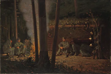 Před Yorktown (olej na plátně)