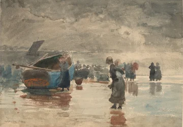Na píscích, 1881.