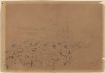Rebel Works v Yorktown, 1862.