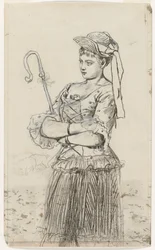 Pastýřka, c. 1878.