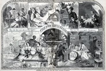 Den díkůvzdání, 1860, Dvě velké třídy společnosti, z Harper