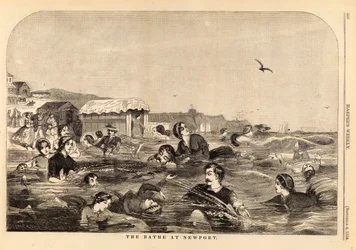 The Bathe [sic] at Newport, z Harper