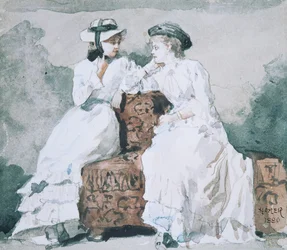 Dvě dámy, 1880.