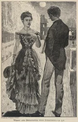 Unavený a nespokojený se vším, z časopisu The Galaxy, listopad 1869