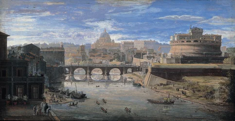 Pohled na Tor di Nona, um 1700